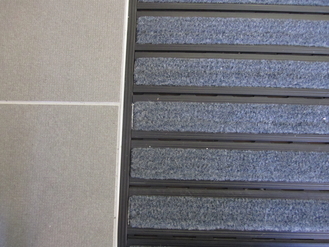 Walk-Off Mat Detail - Recessed into Floor